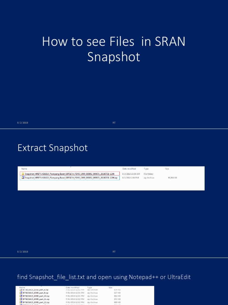 Accessing Files in SRAN System | PDF | Computers