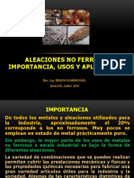 Aleaciones No Ferrosas