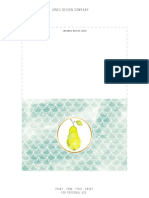 Fruit Note Cards: by Jones Design Company