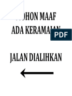 Jalan Dialihkan