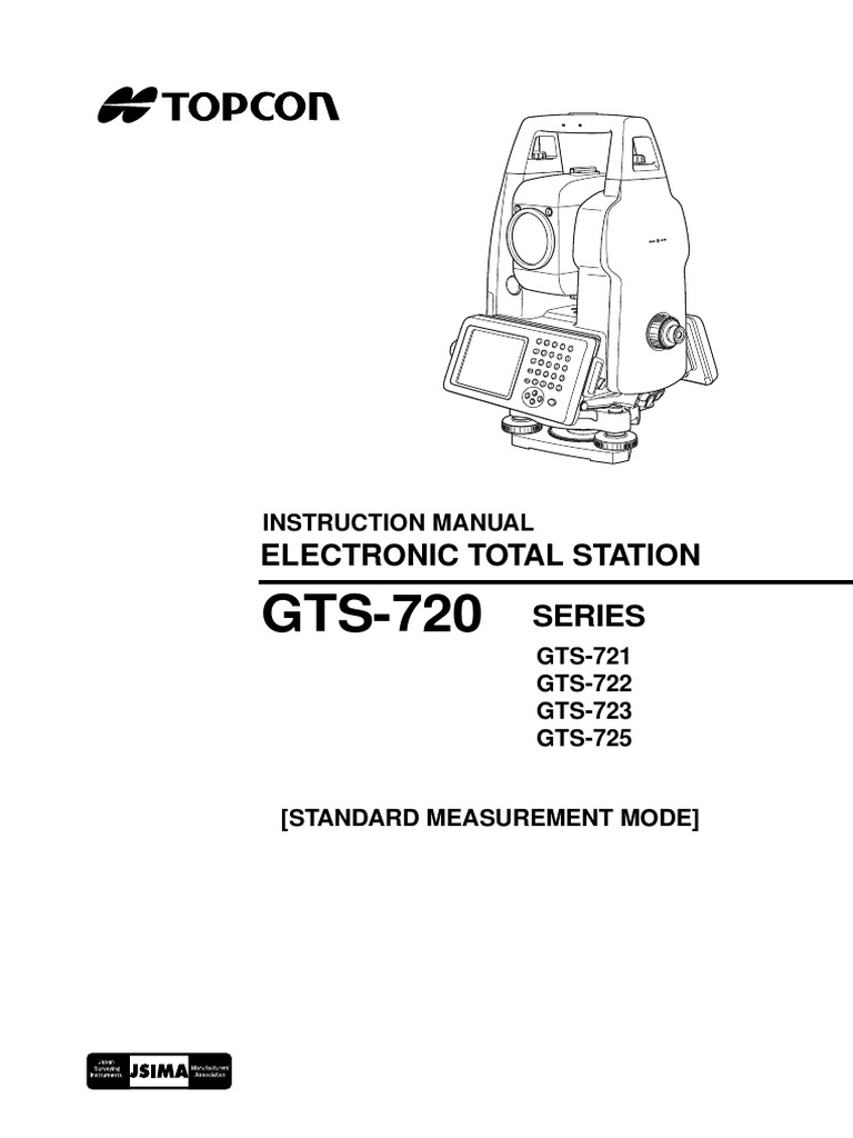 Surveyor's Guide: GTS-720 Series | PDF | Battery Charger | Backup