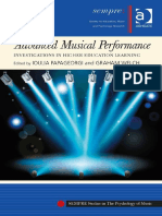 (Sempre Studies in The Psychology of Music) Ioulia Papageorgi, Graham Welch-Advanced Musical Performance - Investigations in Higher Education Learning-Ashgate Pub Co (2014)