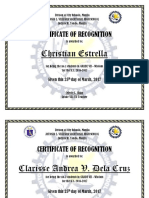 Certificates Grade 10