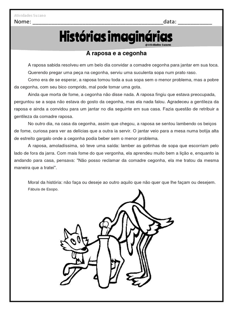 5º ano A raposa e a