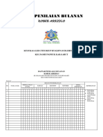 Daftar Penilaian Bulanan