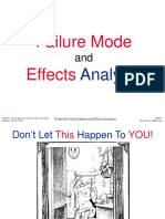 Failure Mode Effects: Analysis