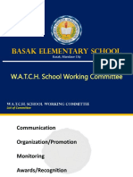 Basak Elementary School: W.A.T.C.H. School Working Committee