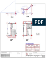 Section A-A' Section B-B': Staircase Beam R/F Schedule