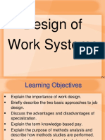 Lecture On Design of Work System