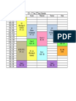 2nd Sem Sched Tentative