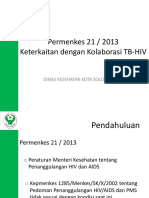 Permenkes 21 / 2013 Keterkaitan Dengan Kolaborasi TB-HIV: Dinas Kesehatan Kota Solok