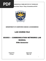 Comm Networks Lab