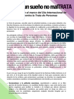 Si es un sueño no malTRATA - Comunicado 30JUL2019