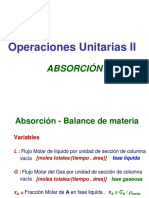 Operaciones Unitarias II ABSORCION