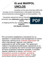 Unclos and Marpol Unclos: Research, and Dispute Resolution