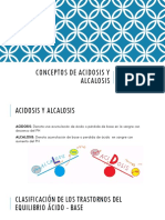 Conceptos de Acidosis y Alcalosis