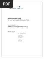 Sample Penetration Test Report