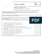 Hospital &/or Medical Centre - Checklist