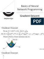 Gradient Descent (Deep Learning Coursera)