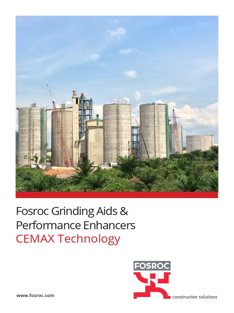 Cemax: Advanced Cement Grinding Aids | PDF | Cement | Mill (Grinding)