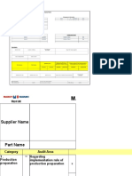 Self Assessment Sheet by Vendor