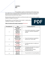 QUANTITATIVE RESEARCH (Research in Daily Life 2)