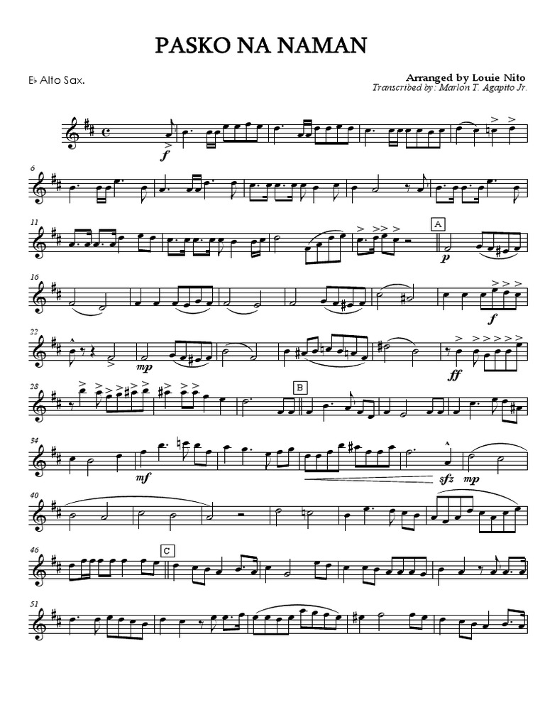 pasko-na-naman-march-pdf-pdf-musical-instruments-aerophones