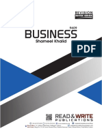 BUSINESS AS and A Level NOTES CIE SYLLAB PDF