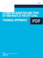 Food Waste City Level Technical Appendices