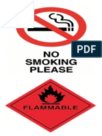 Don't Smoke Signage