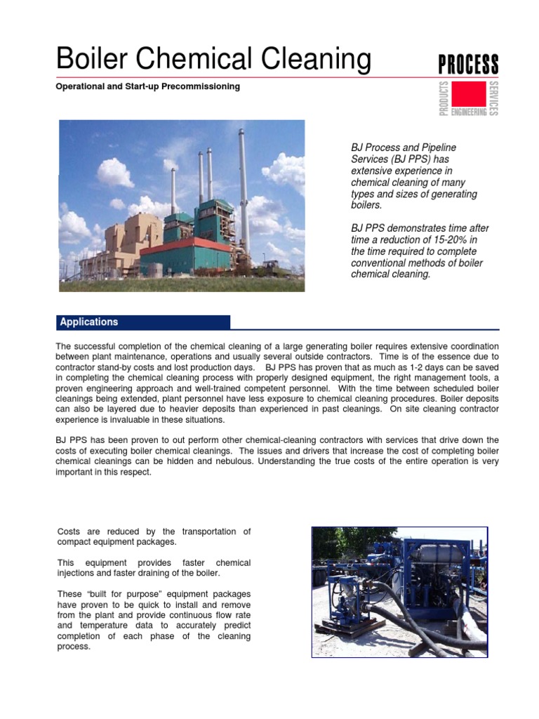 Boiler Chemical Cleaning Operational and StartUp