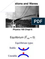 Oscillations and Waves: Physics 100 Chapt 8