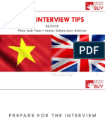 HRH Interview Tips: 06/2018 Phan Anh Tuan - Senior Admissions Advisor