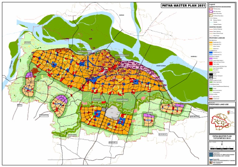 Greater Patna Master Plan Map Patna Master Plan 2031 Pdf | Pdf | Transport
