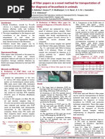 Evaluation of Filter Papers As A Novel Method For Transportation of Specimen For Diagnosis of Brucellosis in Animals