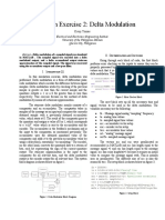 Simulation Exercise 2 - Delta Modulation