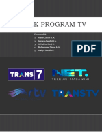 Kritik Program TV (Kelompok 1)