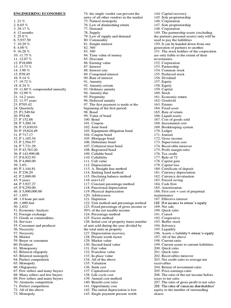 Answer Key | PDF | Stocks | Depreciation