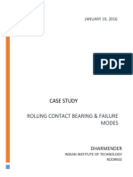 Rolling Contact Bearing and Failure Modes