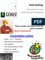 Goal Setting _First Year Graduate Students