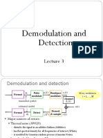 Demodulation and Detection