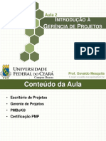 Aula 2 - Introdução à Gerência de Projetos (Parte 2)