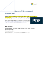 Introducing Microsoft BI Reporting and Analysis Tools: Summary
