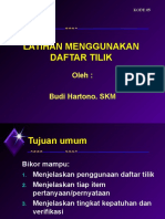 07 Latihan Gunakan Daftar Tilik