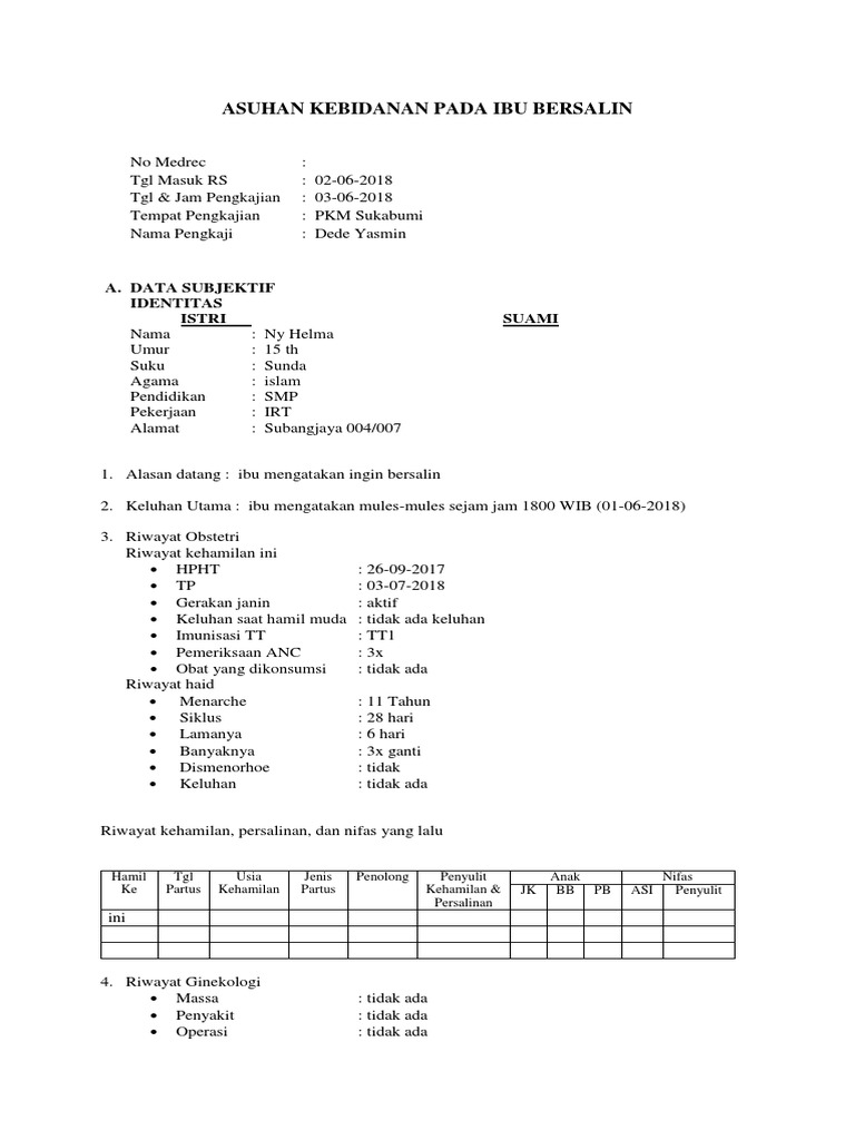 Format Pendokumentasian KB | PDF