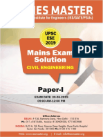Civil Enginnering Paper I