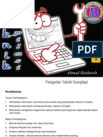 Teknik Kompilasi - P 1 Pendahuluan