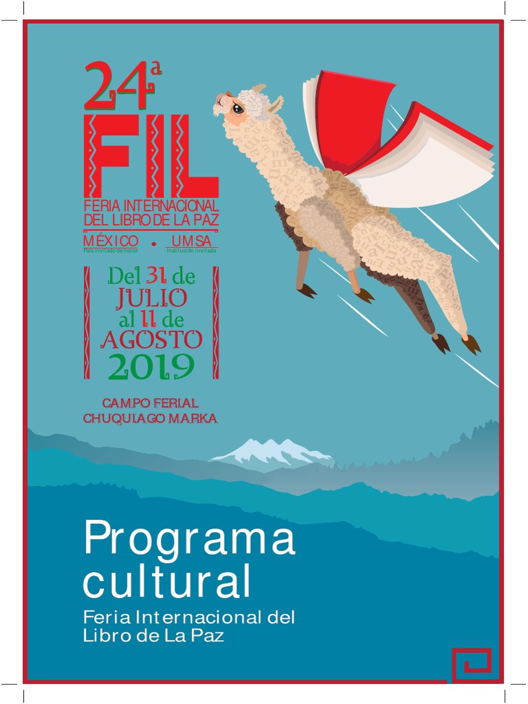 Programa de La XXIV Feria Internacional Del Libro de La Paz | PDF | Bolivia