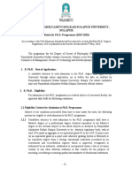 Revised PHD Rules PDF