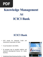 Knowledge Management at Icici Bank